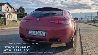 Alfa Romeo Brera 1.75 TBI Custom Exhaust VS STOCK Sound