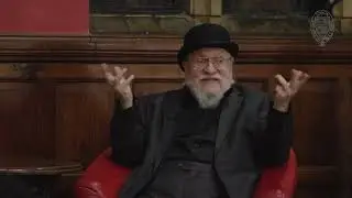 Author George RR Martin Interview at the Oxford Union
