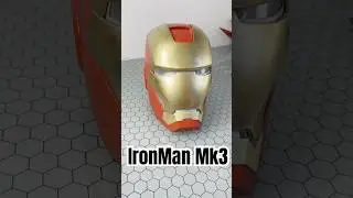 Iron Man Mask Mk3 3D Print in 40 Seconds #ironman #3d #cosplay #marvel #mask #diy #3dprinting #print