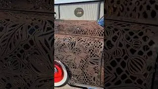 Crazy metal work on classic car #automobile #classic #metalart #art #modified #creative #chevrolet