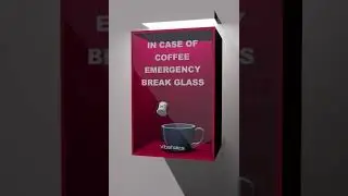 In case of coffee emergency, break glass animation loop