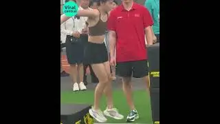 Quan Hongchan&rsquo;s newest training video shows her amazing leaping ability.