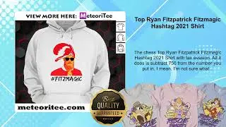 Top Ryan Fitzpatrick Fitzmagic Hashtag 2021 Shirt