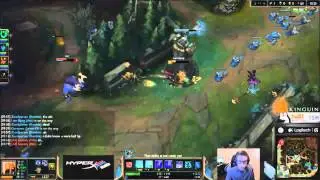 Awesome Bjergsen Azir outplay (ft. Keane)