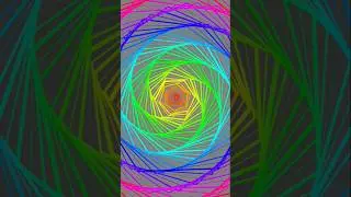 Insane Rainbow Spiral in Python! 🌈🐍