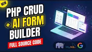 PHP MySQL CRUD Project with AI Form Builder — Login System, Admin Panel & Full Source Code