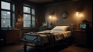Hospital Ambience | Sound of Hospital Heart Monitor | Sound of Rain on Hospital Window