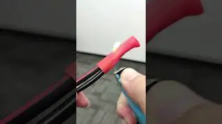 The usage method of heat shrink tubing  #diy  #electric  #electrician