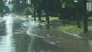 RDMVTL 18,594 ~ 7/13/2016 12 {MY DOG STORY} w/MAX : DRIVE RT 415 [WB] FLOODED + 1972 @ CORNING , NY