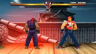 EVIL RYU vs SUPER TERRY BOGARD - The most epic fight❗🔥