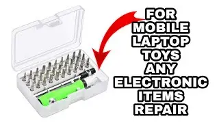 Farraige 32 In 1 Mini Screwdriver Bits Set with Magnetic Flexible Extension Rod