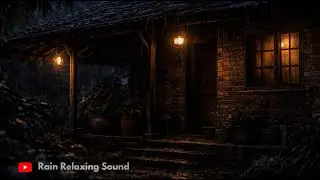 Slow Night Rainfall Sounds Creating a Peaceful Environment for Sleep