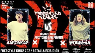 BOHEMIA VS AARONRAP FREESTYLE KINGS - MADRID (8 NOVIEMBRE)