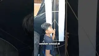 Si Bocil Bikin Layangan Bebean Lawas.... #shorts