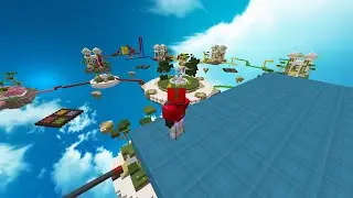 CEL MAI MARE SKYBASE | Minecraft Bedwars