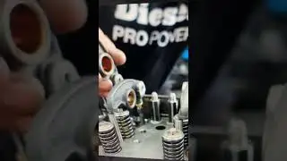 Installing The Rocker Arms On A Cylinder Head #detroitdiesel #dieselpropower
