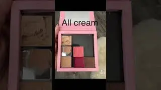 Custom all in one palette. #Minimalist. Pack light for traveling. Makeup bag challenge