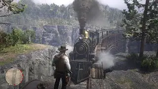 RDR2 - Here's How Players with High Honor Rob Trains