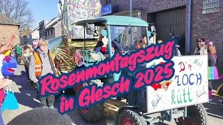 Rosenmontagszug in Glesch 2025