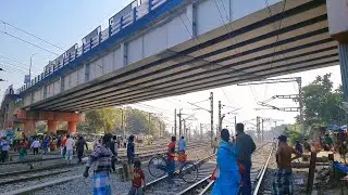 Dangerous High Speed Trains at Dankuni | Bhopal, Shatabdi, Shantiniketan, Rajdhani - INDIAN RAILWAYS