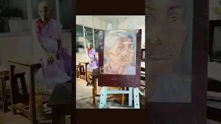 Life study#livedrawing #art #model #portrait #fineart #softpastel #practice #sketch #live