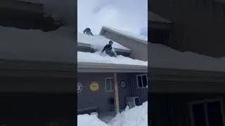 Sledding off barn #sick #fail #sketch
