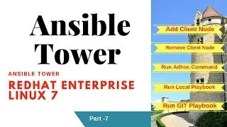 How to run PLAYBOOK and ADHOC command from Ansible TOWER  |RHEL7 |Part-7