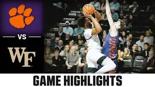 Clemson vs. Wake Forest Game Highlights | 2025-26 ACC Men's Basketball