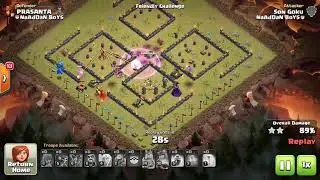 |th9 vs semi th10|th9 Baby loon attack|th9 best pushing army |#VJULYURG