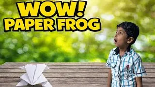 Paper frog ne dimaag jump karwa diya! 🤯🐸