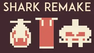 SUBMARINO GAME - Shark remake/resprite - pixel art