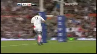 Banahan try against Argentina 09