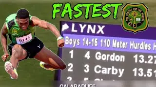SHAQUANE GORDON DOMINATES 110MH & YOUNGSTER GOLDSMITH TRACK MEET 2023 #trackandfield