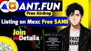 Ant.Fun Airdrop Joining Details | Earn UpTo 10000 $ANB Coin Free | Don't Miss It's Free