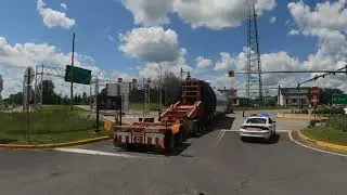 Full uncut tight turn with Wind Turbine Tower in Lacolle, Qc