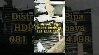Distributor Pipa HDPE Surabaya l HDPE Supralon siap bantu kirim luar pulau #shorts #pipahdpe