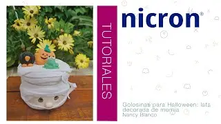 Tutoriales Nicron | Lata decorada de momia | DIY gratuito | Prof. Nancy Blanco