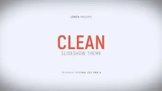 Clean Slideshow Theme for Final Cut Pro X Trailer
