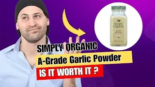 Simply Organic Garlic Powder Certified Organic, 3.64-Ounce Container