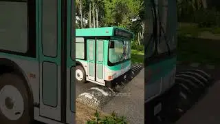 Long Bus vs Massive Speed Bumps - BeamNG.Drive