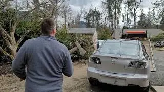 Smashing a car with a sledgehammer! Everyone should try it.