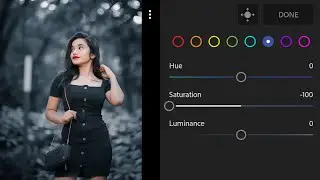 Lightroom Dark Blue Effect Photo Editing | Lightroom New Photo Editing Trick