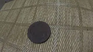 Big copper 300 years coin was found with a metal detector
