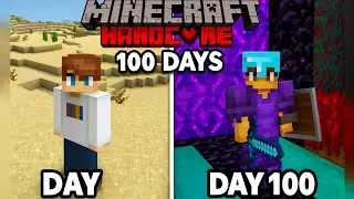 KYA HUM 100 DAYS HARDCORE SERIES START KARE ? SMP 24/7 ! JAVA & BEDROCK / POCKET EDITION #minecraft