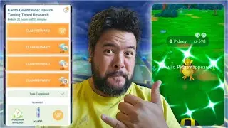 Catching Tauros in the FINAL Kanto Timed Research