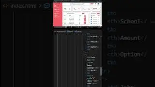 Responsive admin panel in css