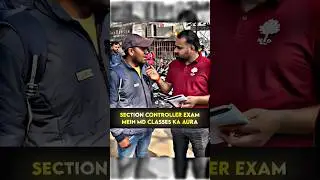 Section Controller Exam 🥶 mein md classes ka aura 🔥📝|| #sectioncontroller #examreview #railwayexam