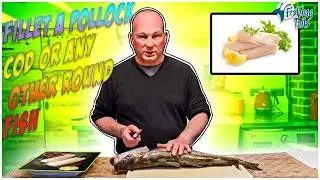 How to fillet a Pollock, Cod or any other round fish