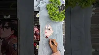 Painting in jeans pant😱🧣#shortsfeed #artlovers #shorts #short #ytshorts #trending #trendingshorts