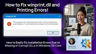 How to Fix winprint.dll and Printing Errors!